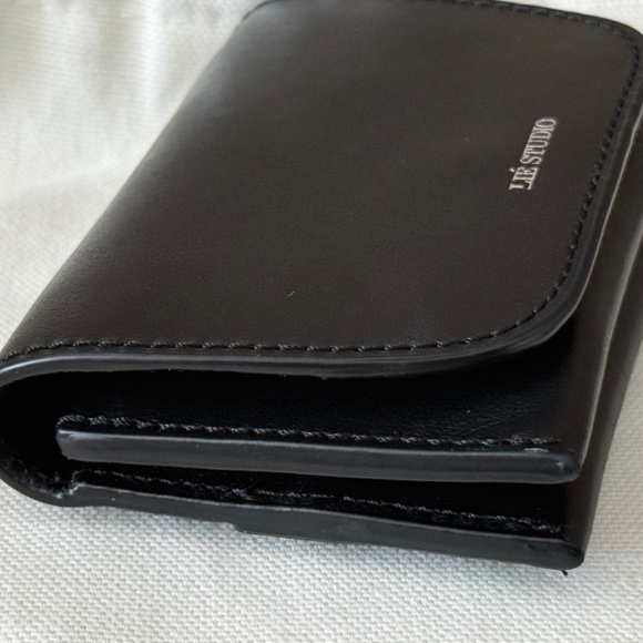 Lie Studio Black Leather Stella Wallet and Gaby Keychain - Picture 10 of 15